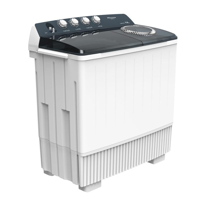 Hisense 14kg Twin Tub Washing Machine WSBE141; Semi-automatic (Manual) Washing Machine