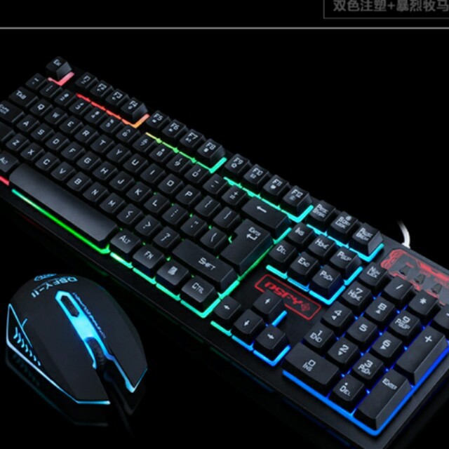 K-10 Backlit Keyboard mechanical feel