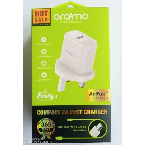 ORAIMO COMPACT 2A FAST CHARGER