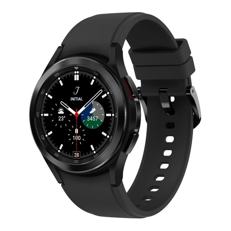 SAMSUNG Galaxy Watch 4 Classic Smartwatch with ECG Monitor Tracker for Health, Fitness, Running, Sleep Cycles, GPS Fall Detection, LTE