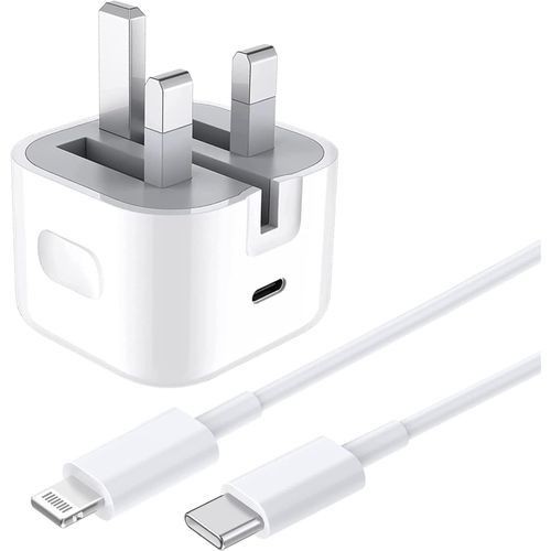 iPhone 14 Pro Max 25W USB-C Power Adapter USB-C to Lightning Cable
