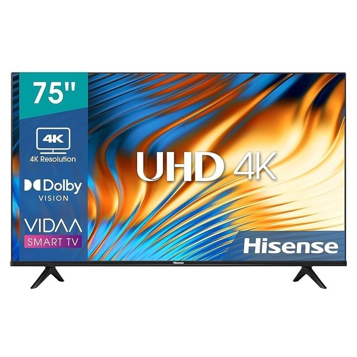 Hisense 75 – Inch 4K UHD Smart VIDAA TV 75A7K, With Dolby Vision HDR, DTS Virtual X, Bluetooth and Wi-Fi – Black